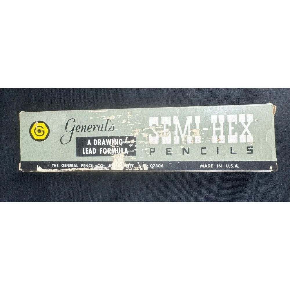 Vintage Lot 14 Of Unsharpened Pencils General's Semi-Hex Columbus 1492 Teddy Bea